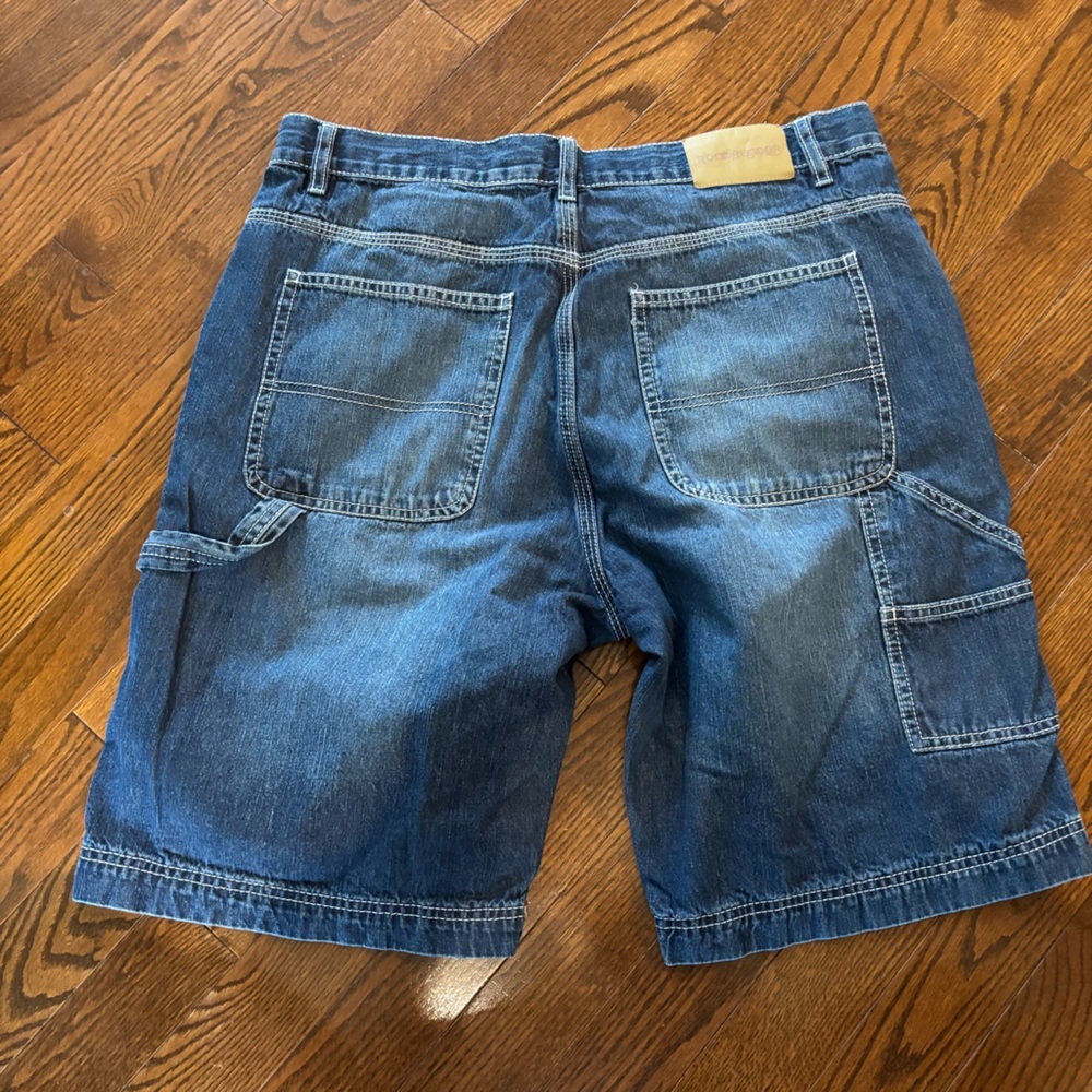 Men's Blue Vintage Carpenter Denim Shorts